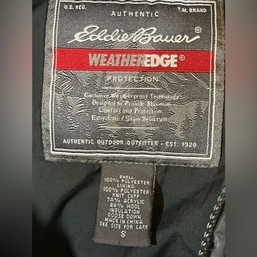 Eddie Bauer Wool Goose Down WeatherEdge Winter Jacket